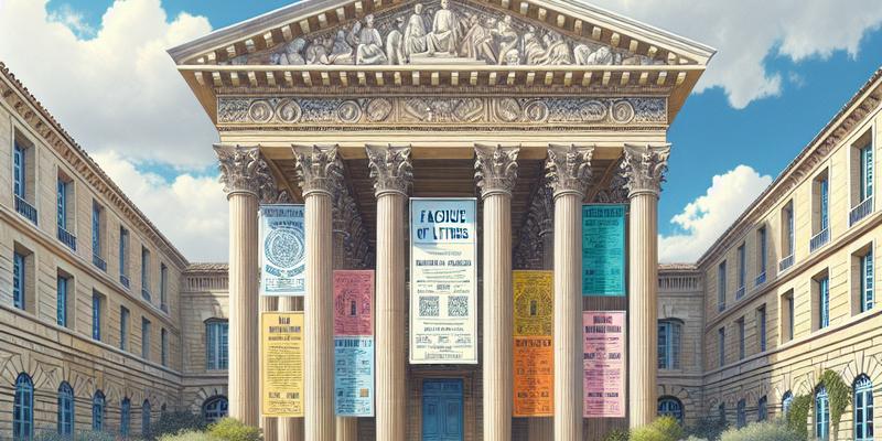 Faculté des Lettres à Marseille : Inscriptions et Programmes
