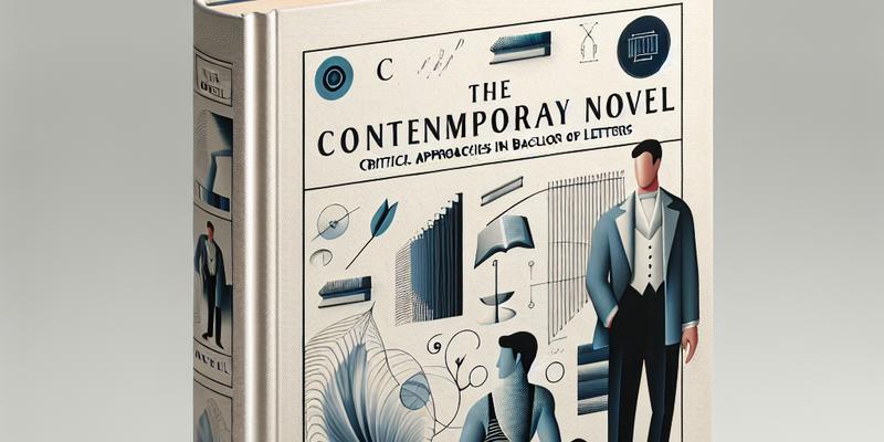 Le Roman Contemporain : Approches Critiques en Licence Lettres Le Roman Contemporain : Approches Critiques en Licence Lettres
